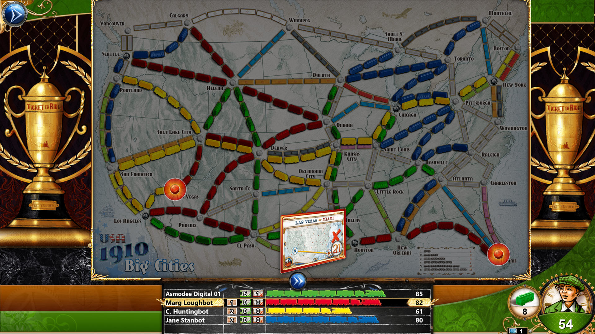 Ticket To Ride: Classic Edition - USA 1910 Featured Screenshot #1