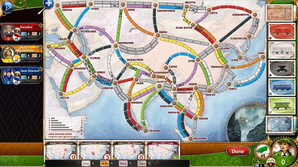 Ticket To Ride: Classic Edition - Legendary Asia screenshot 4