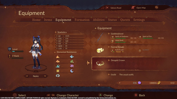 Super Neptunia RPG Dengeki Accessory Set.