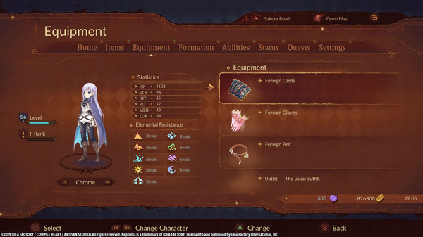 Super Neptunia RPG [Foreign Series] Equipment Set