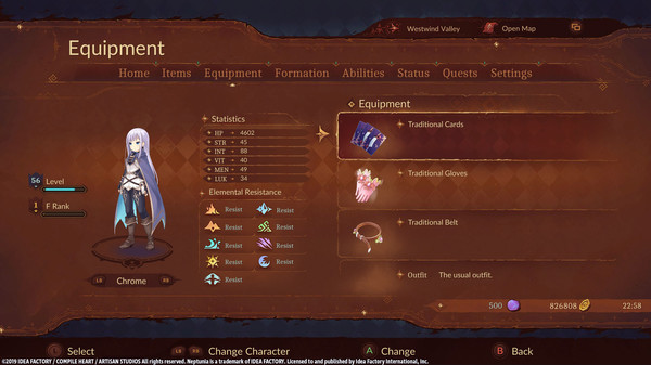 Super Neptunia RPG [Traditional Series] Equipment Set