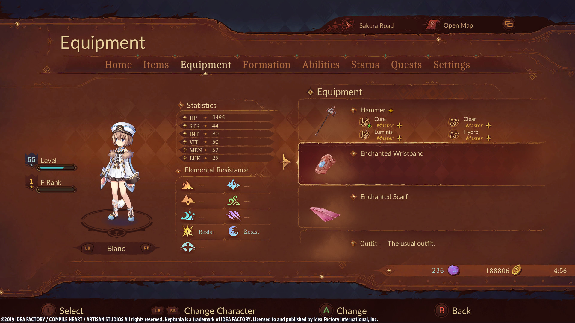Super Neptunia RPG [Enchanted Series] Equipment Set Featured Screenshot #1