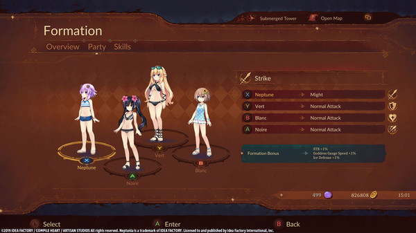 Super Neptunia RPG Swimsuit Set