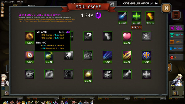 Screenshot z Click Legends Screenshot z Click Legends