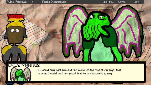 Paper Shakespeare: Cthulhu Coriolanus screenshot 3