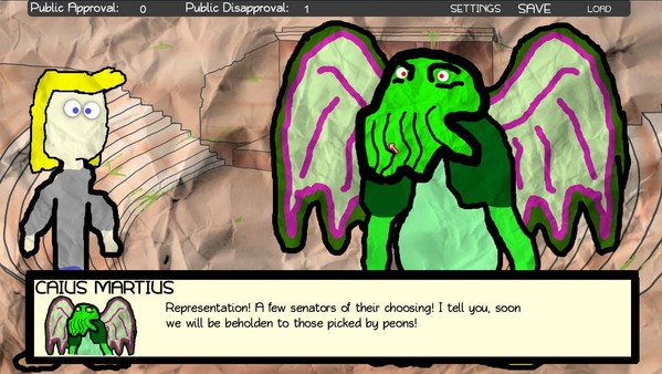 Paper Shakespeare: Cthulhu Coriolanus screenshot 5