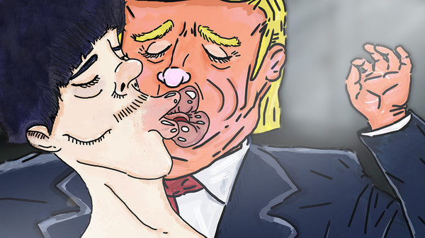 Screenshot z Drumpf: Presidential Dating Simulator