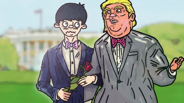 Screenshot z Drumpf: Presidential Dating Simulator