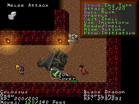 Screenshot z Knights of the Chalice