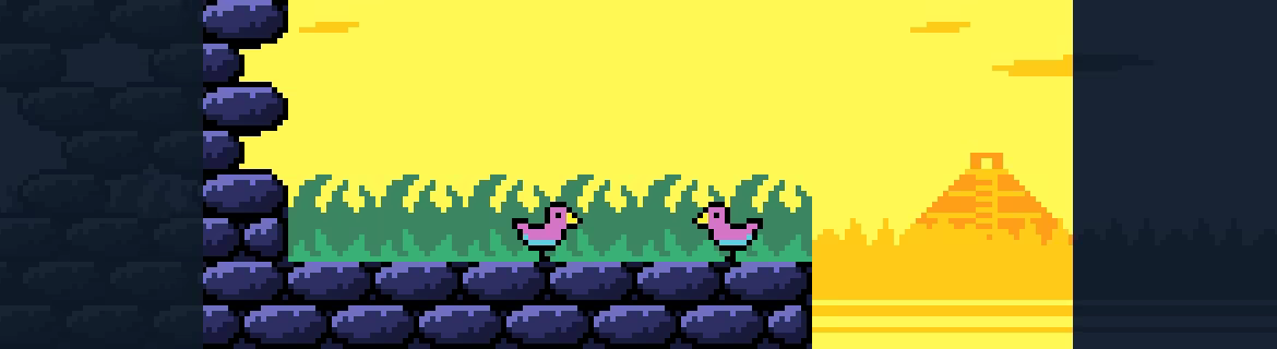 A kid walks alongside a cliff in ancient meso-american ruins.