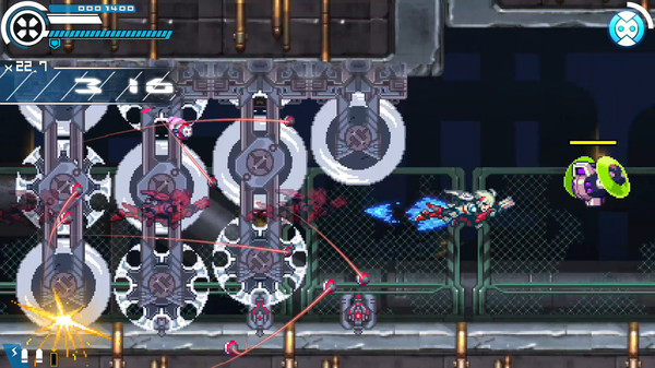 银白钢铁伊克斯X1+2 双重收藏辑/Gunvolt Chronicles: Luminous Avenger iX 1+2 Dual Collection（v1.02）