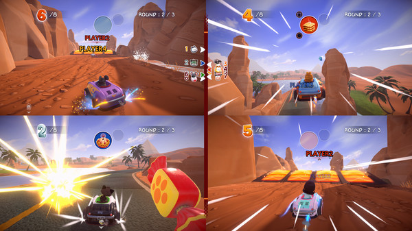 Screenshot z Garfield Kart - Furious Racing