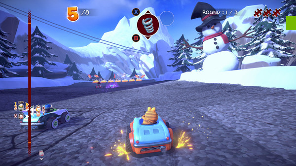 Screenshot z Garfield Kart - Furious Racing