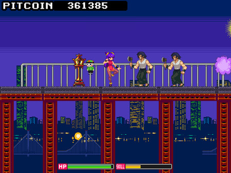 Screenshot z ニャンフーガール：トアルデータの奪還 &frasl; NyanfuGirl