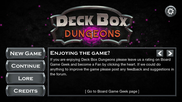 Screenshot z Deck Box Dungeons