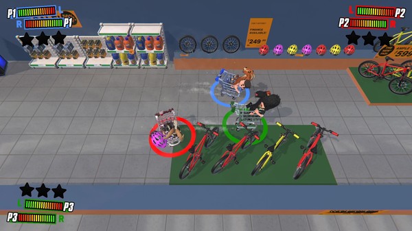 Screenshot z Supermarket Shriek