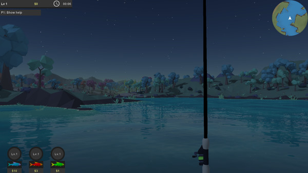 Screenshot z Poly Fishing