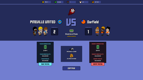 Screenshot z Football School