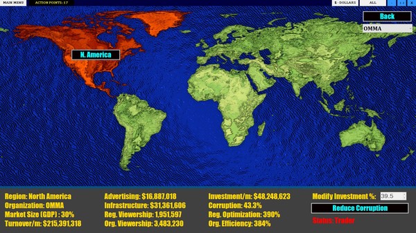 Screenshot z MMA Executive