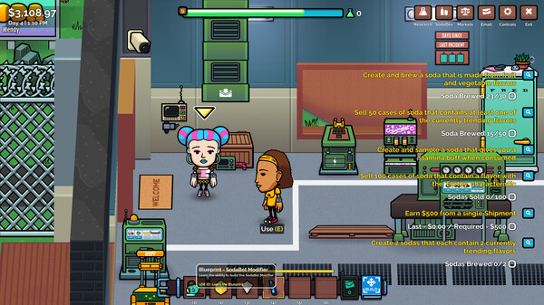 Screenshot z Soda Story - Brewing Tycoon