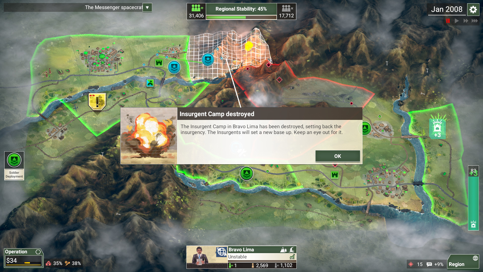 Rebel Inc: Escalation screenshot #2
