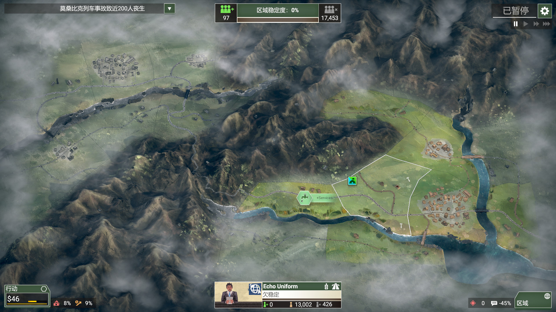 反叛公司:局势升级 Rebel Inc: Escalation 截图 1