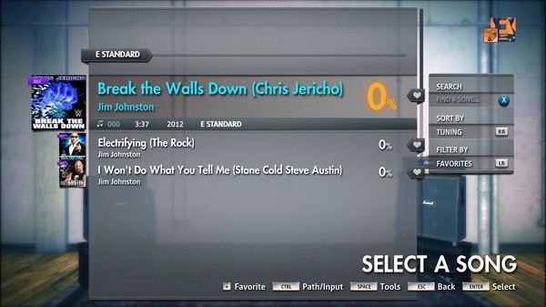 Rocksmith® 2014 Edition – Remastered – Jim Johnston - “Break the Walls Down (Chris Jericho)