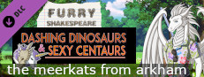 Furry Shakespeare: Dashing Dinosaurs & Sexy Centaurs: The Meerkats from Arkham Small Capsule Image