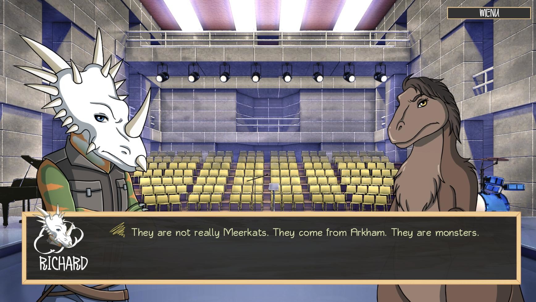 Furry Shakespeare: Dashing Dinosaurs & Sexy Centaurs: The Meerkats from Arkham Featured Screenshot #1