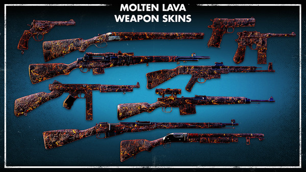 Zombie Army 4: Molten Lava Weapon Skins