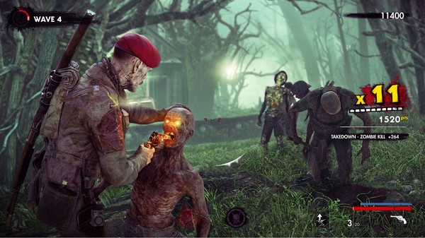 Zombie Army 4: Paratrooper Zombie Character