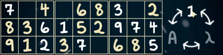 Sudoku 9x16x25 video 2