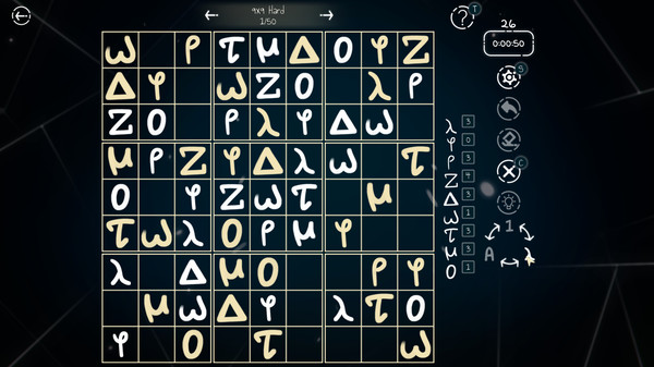 Screenshot z Sudoku 9X16X25