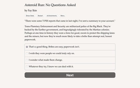 Скриншот Asteroid Run: No Questions Asked — 2