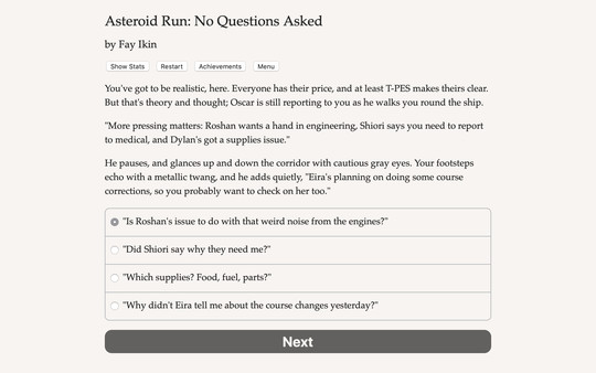 Screenshot z Asteroid Run: No Questions Asked Screenshot z Asteroid Run: No Questions Asked