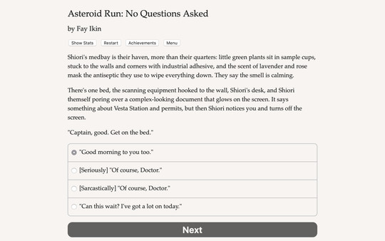 Screenshot z Asteroid Run: No Questions Asked Screenshot z Asteroid Run: No Questions Asked
