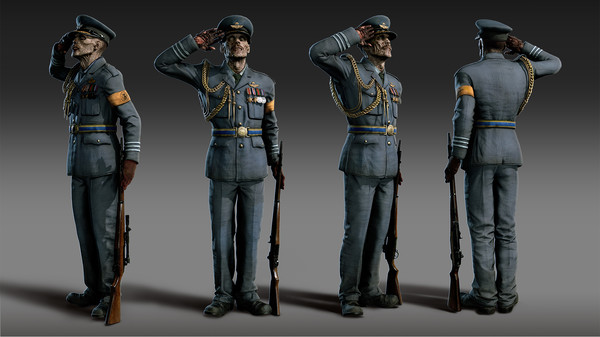 KHAiHOM.com - Zombie Army 4: Zombie Gentleman Dress Uniform Character