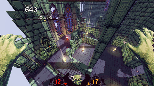 Screenshot z Cathedral 3-D