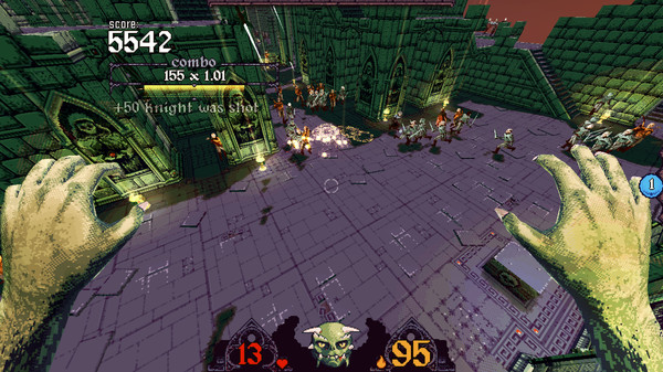 Screenshot z Cathedral 3-D