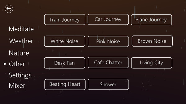 Screenshot z Just Sleep - Meditate, Focus, Relax