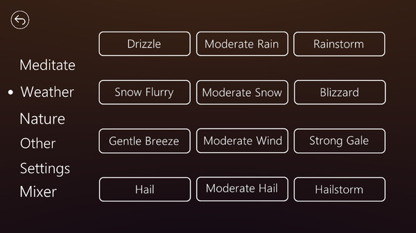 Screenshot z Just Sleep - Meditate, Focus, Relax
