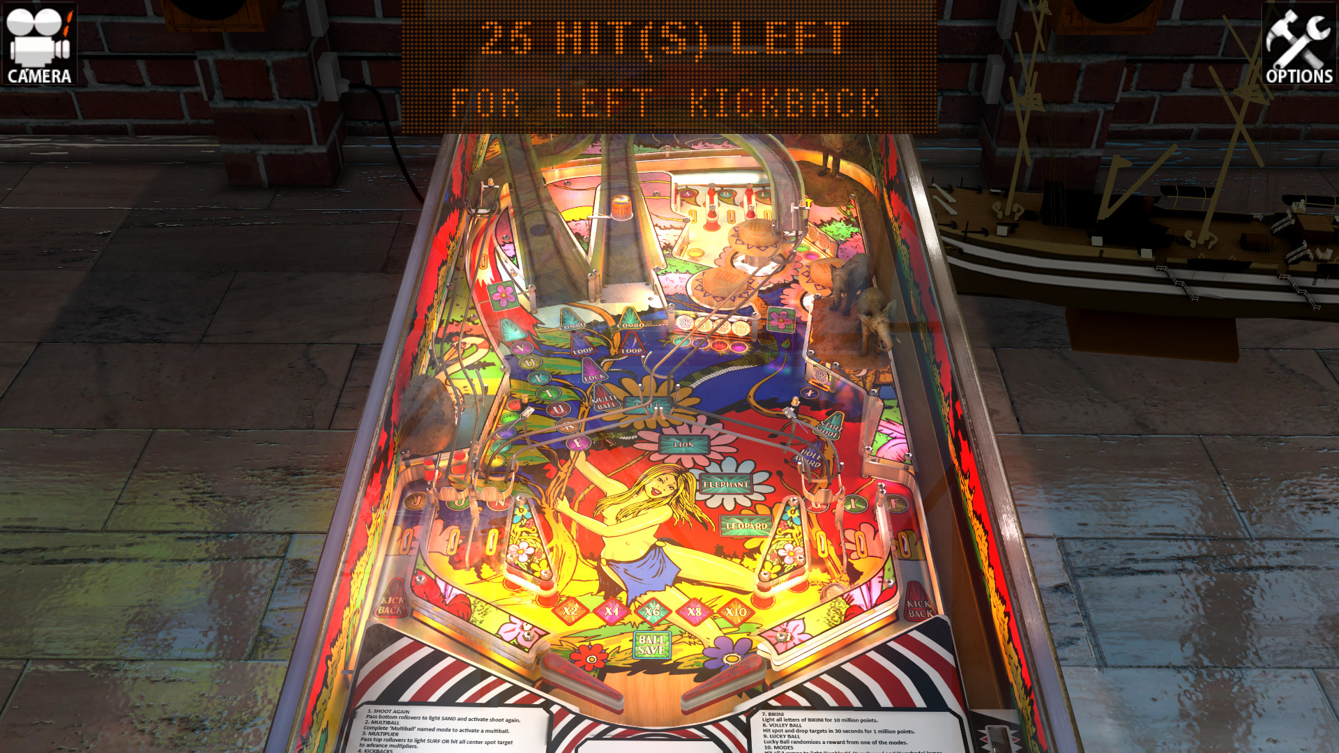 Zaccaria Pinball - Wood's Queen 2019 Table Featured Screenshot #1