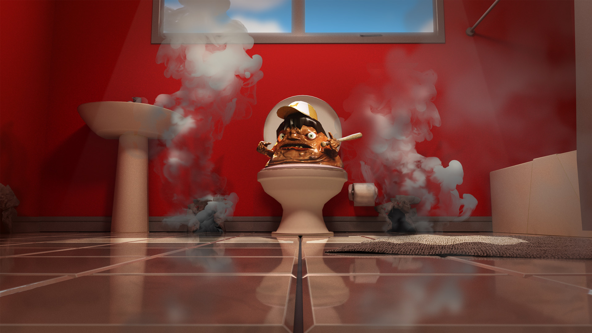#1. ATTACK OF THE EVIL POOP (Steam) By: Ascend Digitally