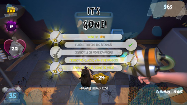 Screenshot z ATTACK OF THE EVIL POOP