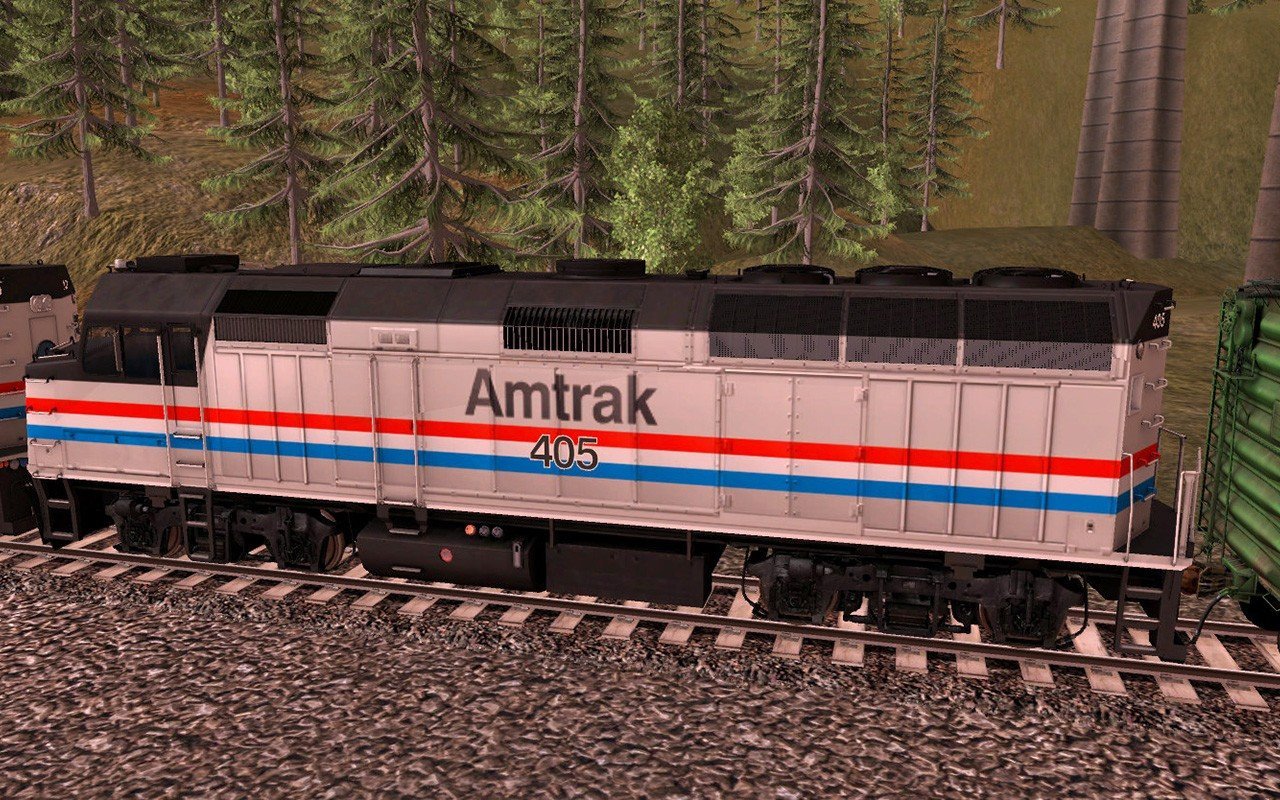 Trainz 2019 DLC: Amtrak F40PH 2 pack Featured Screenshot #1