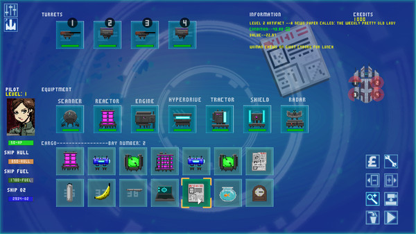 Screenshot z INTERSTELLAR ROGUE