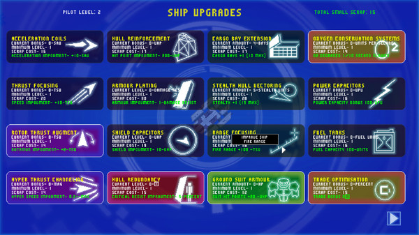 Screenshot z INTERSTELLAR ROGUE