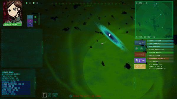 Screenshot z INTERSTELLAR ROGUE