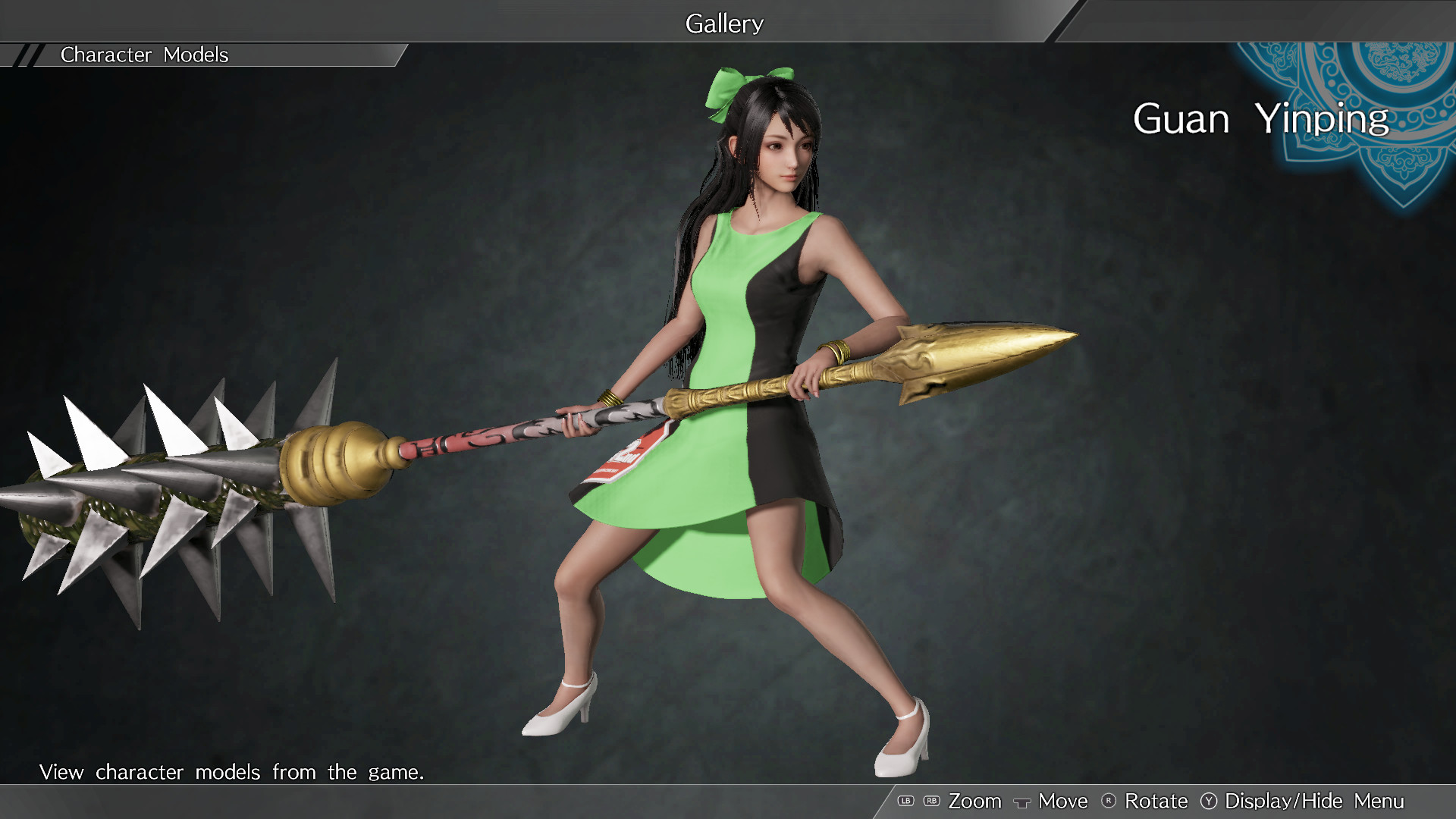 DYNASTY WARRIORS 9: Guan Yinping "Race Queen Costume" / 関銀屏「レースクイーン風コスチューム」