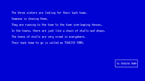 Screenshot z 故郷をさがす三姉妹⁄ The Three Sisters looking for their back home.